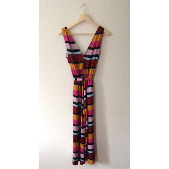 Tucker NYC blanket stripe silk jumpsuit - Picture 4 of 6